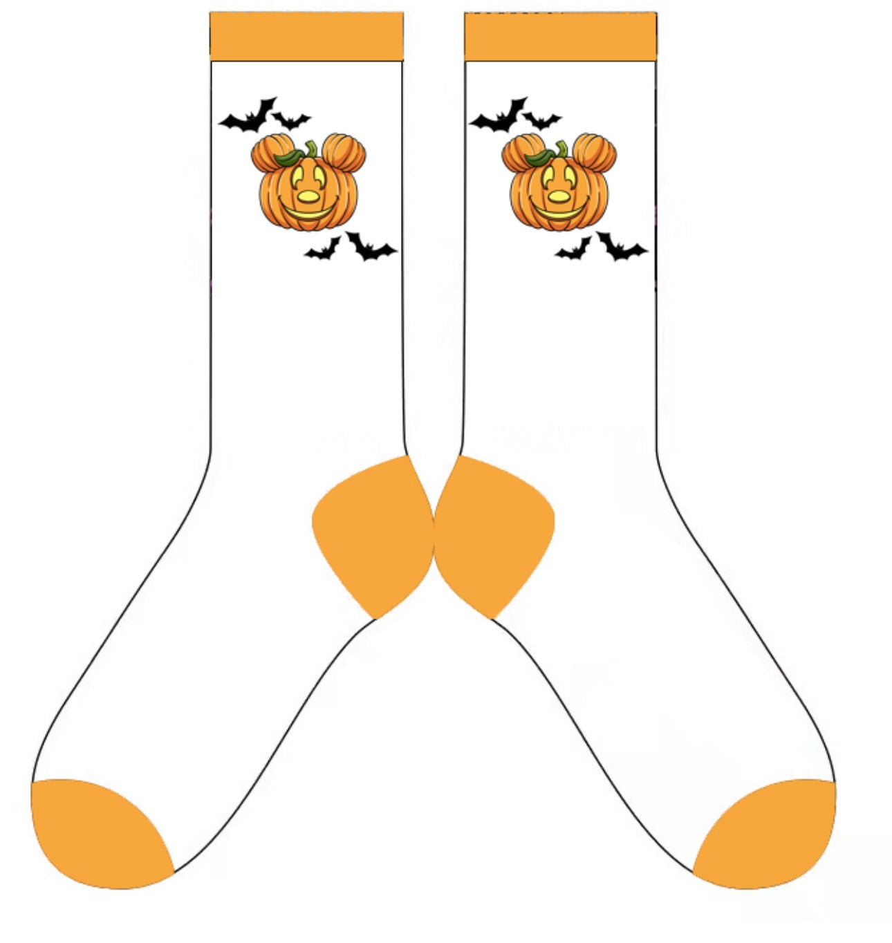 Blinky Halloween Socks (RTS)