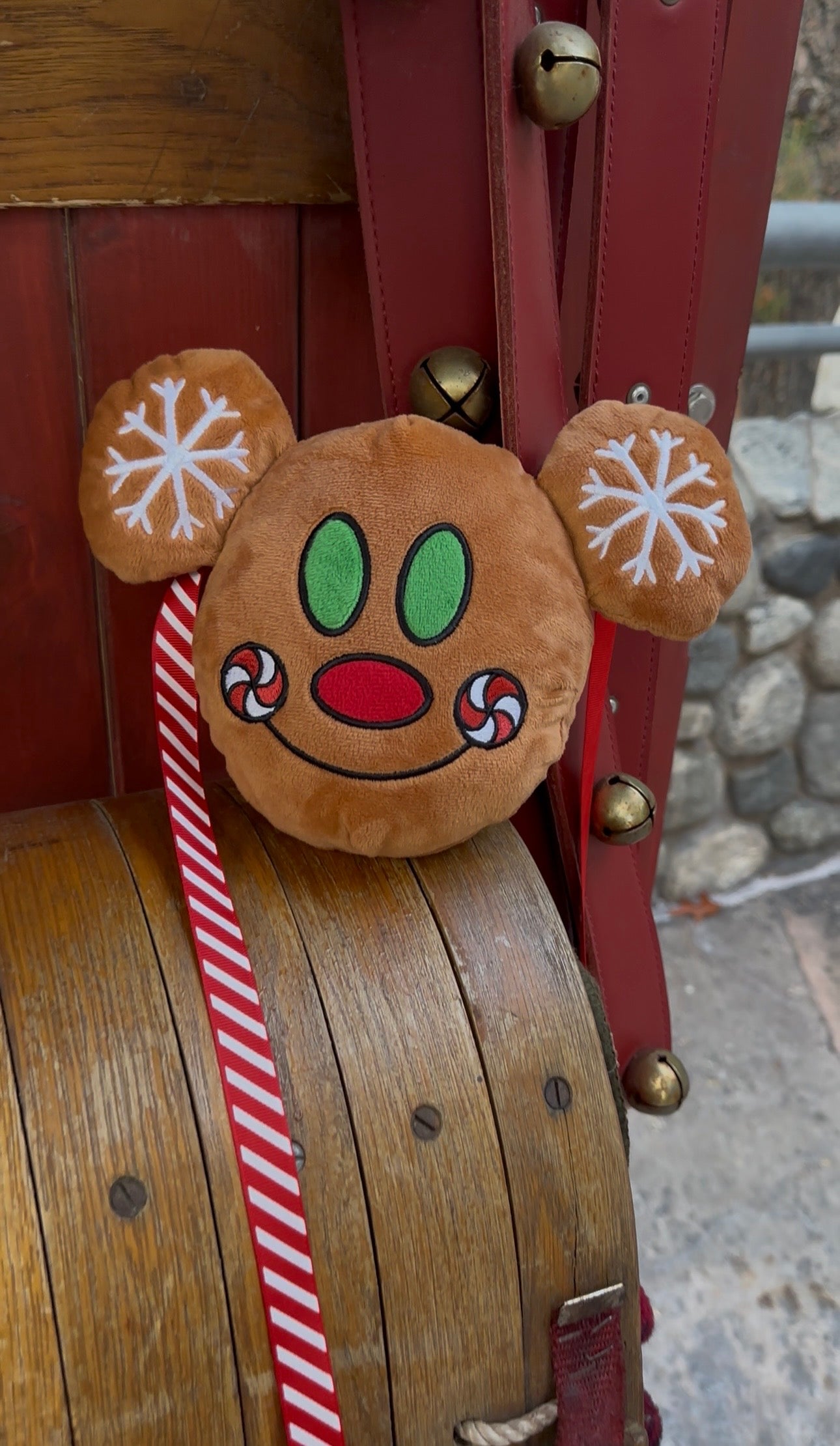 Gingerbread Mouse Plush Purse (RTS)