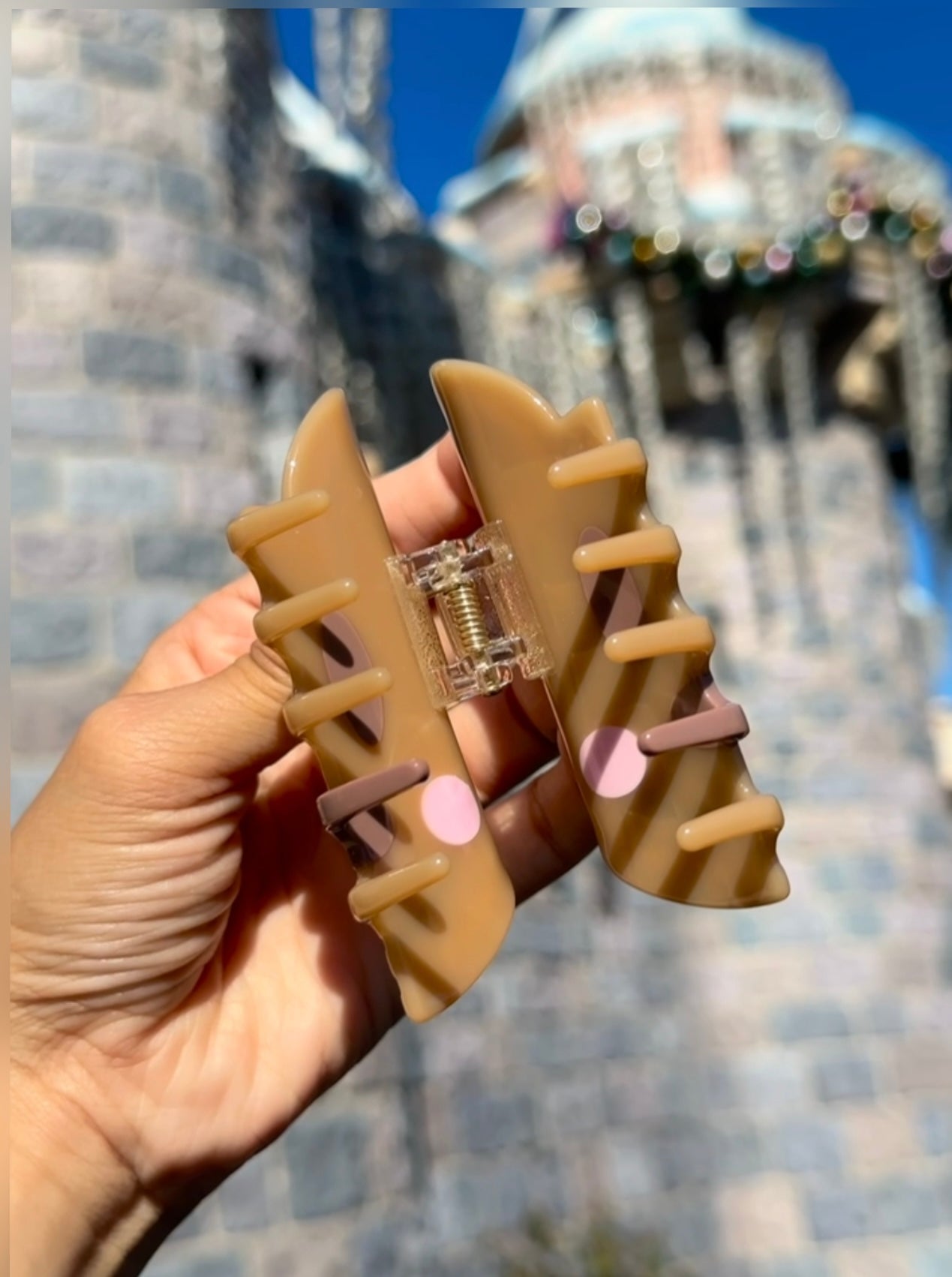 Gingerbread Hair Claw Clip (RTS)